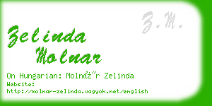 zelinda molnar business card